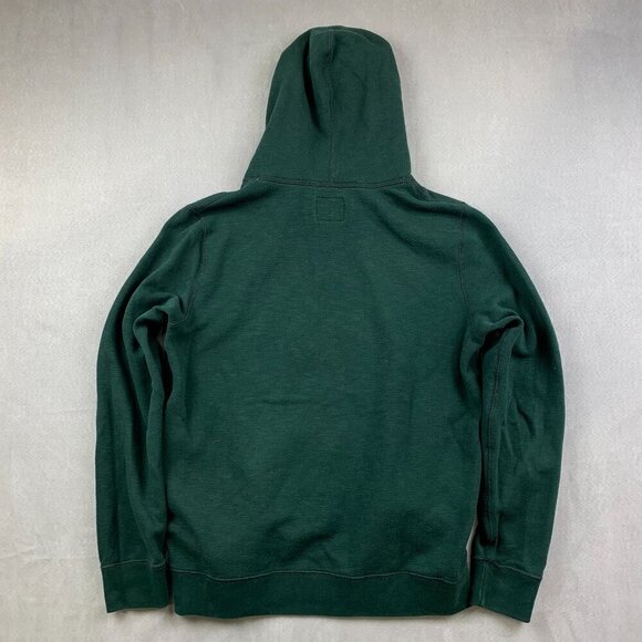 Vintage Abercrombie & Fitch Mens Sweater Medium Green Hoodie Long Sleeve Y2K - Picture 8 of 8